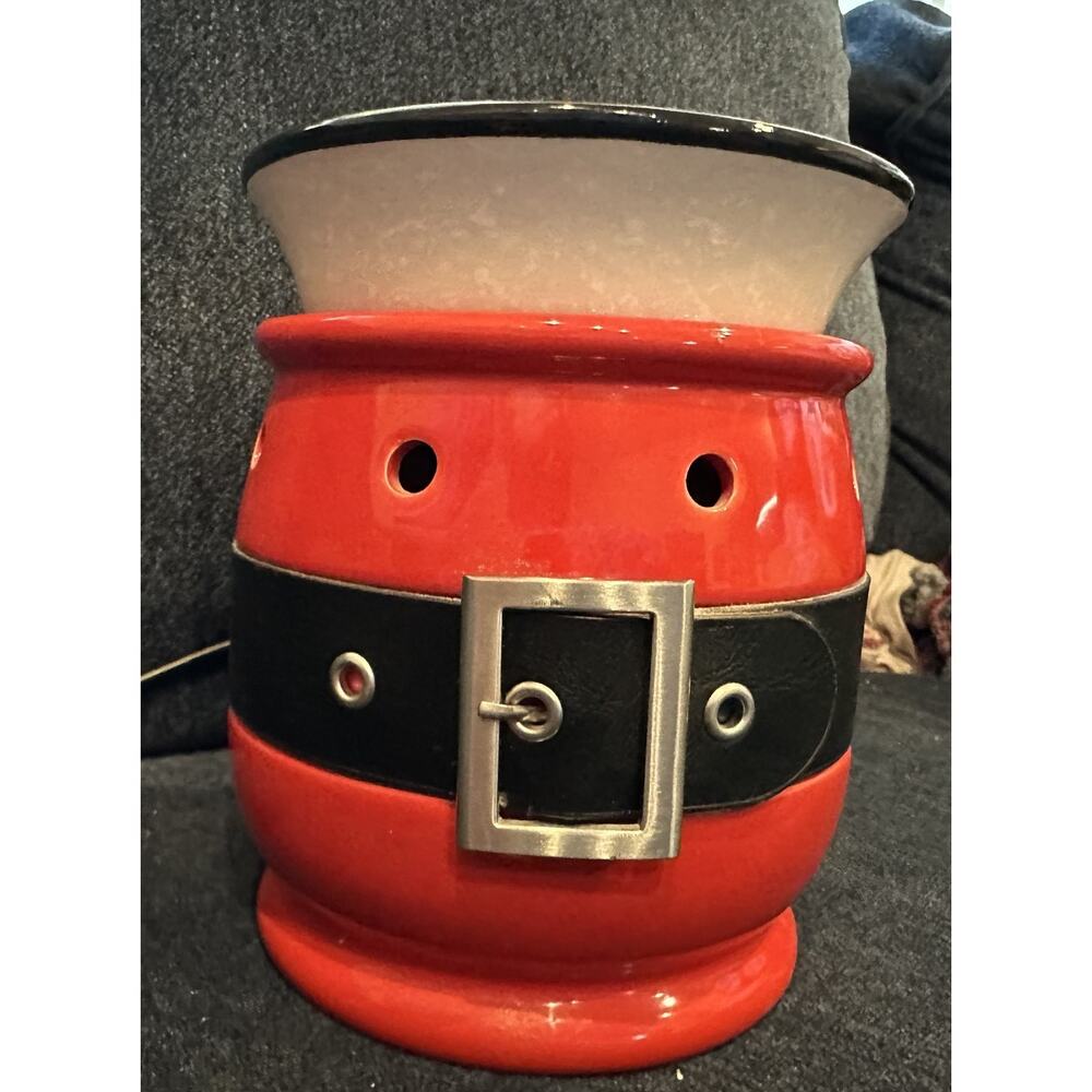 Scentsy Jolly Santa Suit Full Size Warmer - Retired - Used